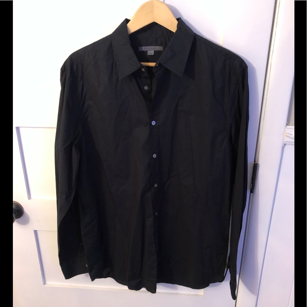 John Varvatos Dress Shirt Black L